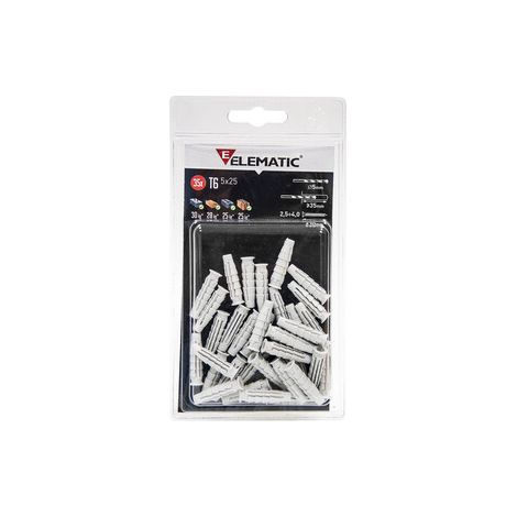 ELEMATIC BLISTER TASSELLO T6/VA  8X40 MM VITE 10+10 PZ- ITW CONSTRUCTION PRODUCTS ITALY- 10,0 confezione