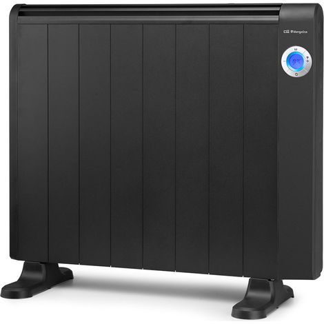 Orbegozo emisor térmico WIFI sin aceite RRW 1505, 8 elementos, mando a distancia, display LCD, soporte para pared y suelo, programable, 3 modos de funcionamiento, 1500 W (1/5)