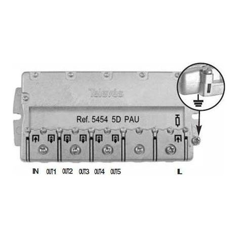 Distributore interno 5D 11/13+attacco flangiato PAU