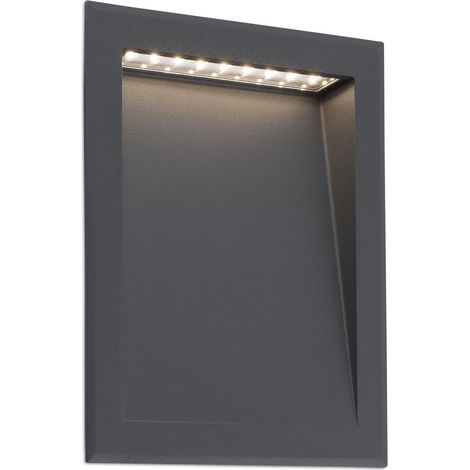 SOUN Empotrable de pared gris oscuro de FARO (1/2)