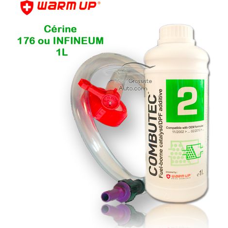 Additif FAP Cérine 176 ou INFINEUM 7995 Vert kit de remplissage Warm Up Combutec 2 1 Litres