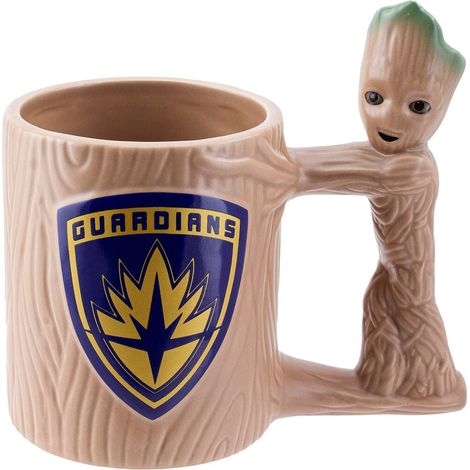 Taza 3D de Groot capacidad de 300 ml Marvel Guardianes de la Galaxia