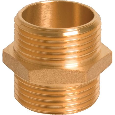 Connettore per tubo flessibile con filettatura maschio in ottone da 3/4" BSP, connettore per linea di irrigazione a goccia (1/2)