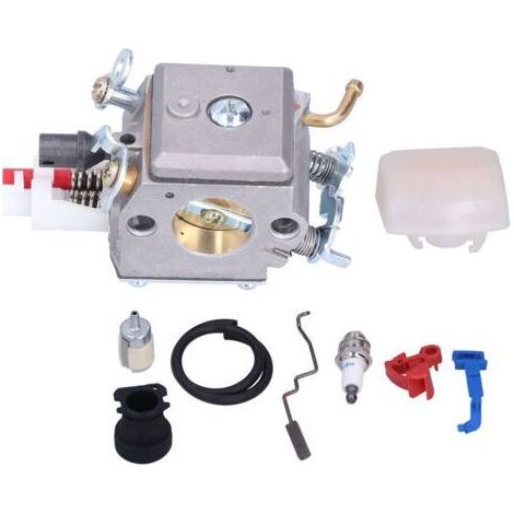 Kit carburateur 9 pièces pour tronçonneuses Husqvarna 340 345 346XP 350 Performance optimale Installation rapide et facile (1/5)