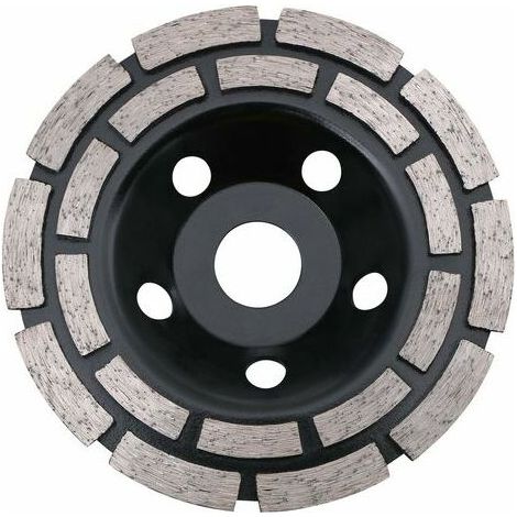Disque Diamant, Diamant à Meuler 125 mm à Meuler le Béton, Meule Diamantée Universelle pour Poncer Béton, Pierre, Granit Chape, Maçonnerie, Usage Universel-- (1/5)