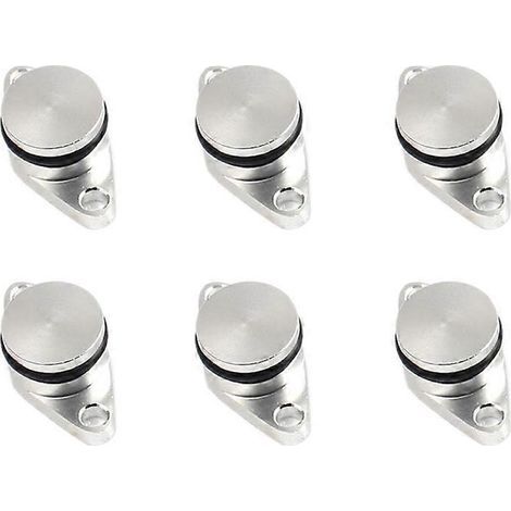 Bouchon de suppression de déflecteur vortex 6 x 22 mm, compatible avec M57 M57N M57Tu, argent. (1/5)
