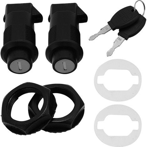 Ensemble de serrures rigides pour sacoches de moto avec clés pour serrure de sacoche arrière de moto (1/5)