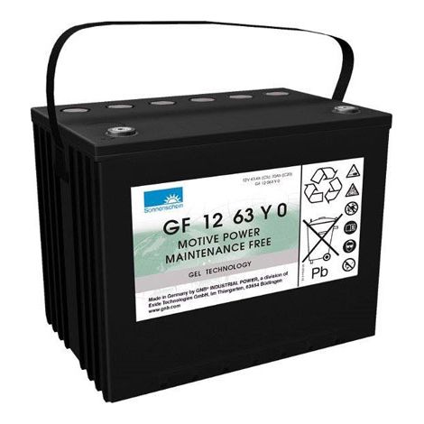 Batterie Gel SONNENSCHEIN GF Y 12 VOLTS GF12063YO D26/M10D 12V 70AH AMPS (EN) (1/3)