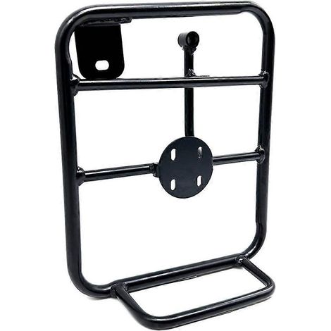 Support de fixation pour porte-bagages latéraux de moto, noir