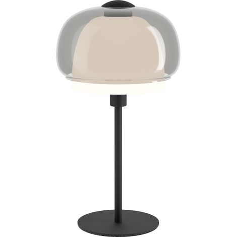 Eglo Tischleuchte Belomontejo E14 Ø 22 cm schwarz/weiß Lampen (1/3)