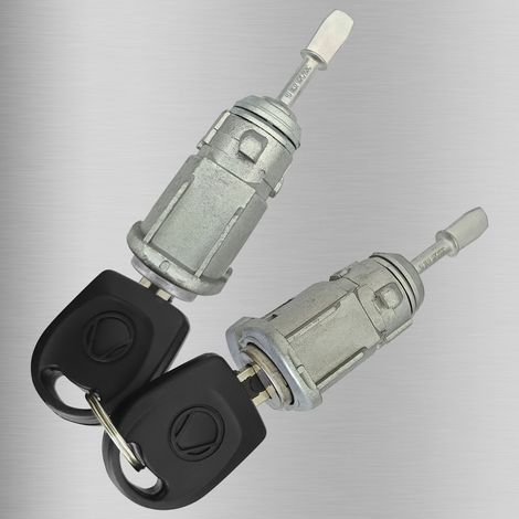 Two keys for the left and right door lock cylinders of Volkswagen Golf 4. OE: 1U0837167 168 (1/4)