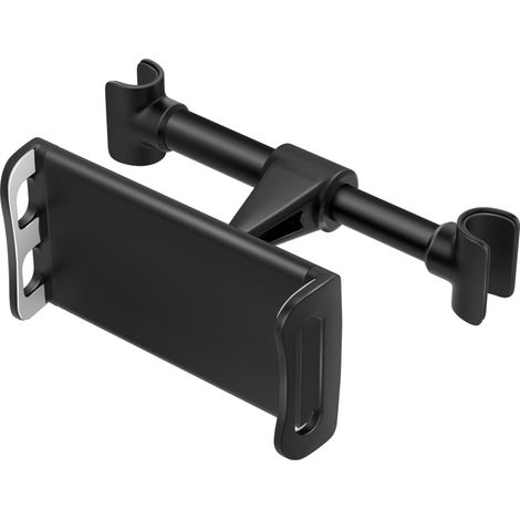APEX Headrest Phone/Tablet Car Mount, Adjustable Tablet Holder for 4-12.9" Devices, Compatible with iPhone 14 Pro Max/14, iPhone 13/13 pro Max, iPad Air 4/Mini 6 2021, iPad 9th 10.2, Galaxy S20, Black (1/5)