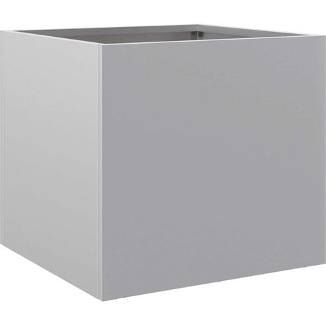 Maison Exclusive - Pflanzkübel Silbern 32x30x29 cm Verzinkter Sta