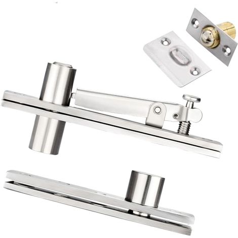Charnière cachée multifonction pour portes et armoires avec mouvement fluide et charnière de porte résistante à la rouille (1/5)