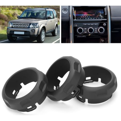 3 pièces, Boutons de climatisation, Anneaux de remplacement pour Land Rover Discovery 4 et Sport, Covers pour boutons (1/5)
