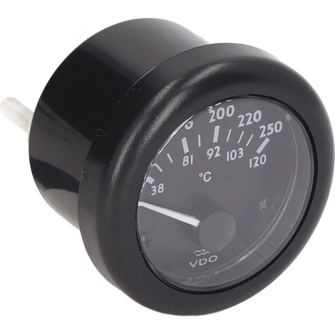 Jauge de température d'eau 2" haute précision pour groupe électrogène diesel, étanche, 12V (1/5)