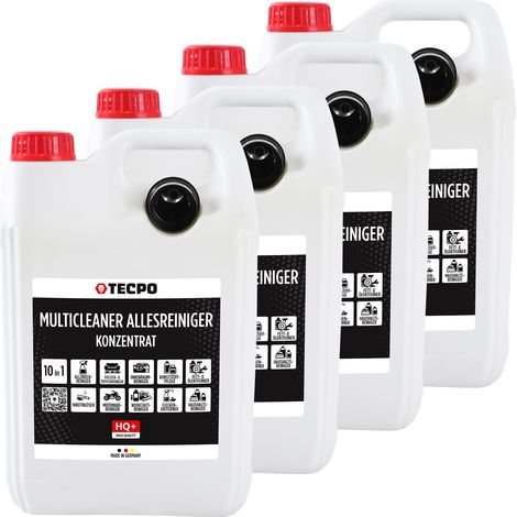 TECPO Multireiniger Allzweckreiniger Konzentrat 20 Liter Reiniger Universalreiniger Multi Cleaner hochwirksame Schmutzlösekraft gegen hartnäckige Verschmutzungen streifenfrei für alle Oberflächen