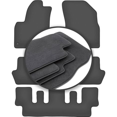 Tapis de voiture haut de gamme pour Citroën C4 Grand Picasso 7 places (2006-2013)