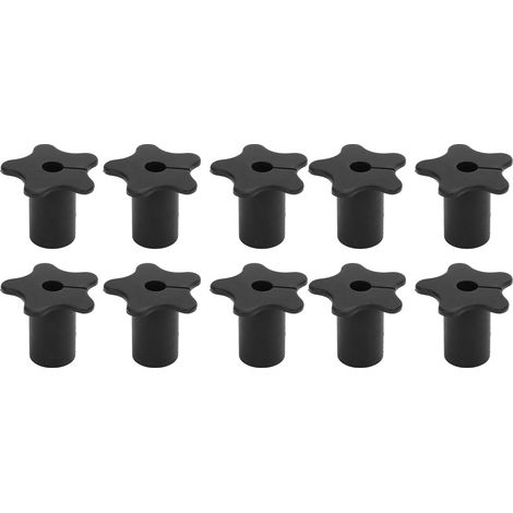 Kit de routage en silicone avec passe-câble mural pour câble satellite, pour antenne de 5/8 pouce (16 mm), noir. (1/5)
