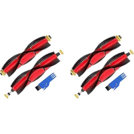 Lot de 2 balais principaux de rechange pour Roborock S6 MaxV, S6, S6 Pure, E5, E4, S4 Max, S4, S5 Max, S5, E35, E2 (1/5)