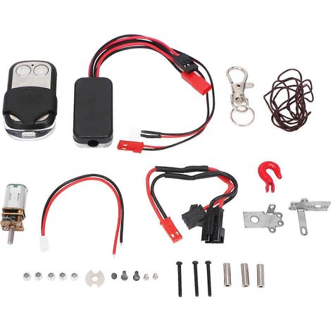 Kit de treuil portable en métal P06 RC avec contrôleur et récepteur, compatible avec la voiture télécommandée modèle LP0007 (1/5)