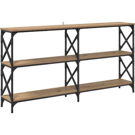 Maison Exclusive - Tavolo consolle Rovere artigianale 156 x 28 x 80,5 cm