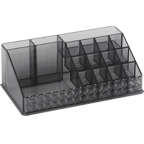 Aufbewahrungsbox für Kosmetikpads, Wattepadhalter, Wattestäbchen, kristallklare Wattepads, Make-up-Zubehör für Waschtisch und Badezimmer-22.3cmx12.8cmx8.8cm (1/5)