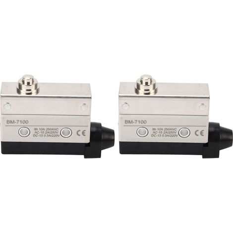 Lot de 2 micro-interrupteurs de fin de course 600OF 100RF 2PT 0.8OT 0.8MD 30.5OP NO NC étanches, 250VAC (1/5)