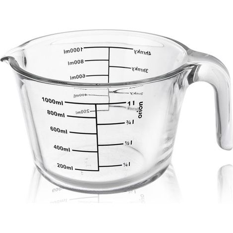 Gobelet Doseur - En Verre Borosilicaté - 21 x 16 x 11 cm - Transparent (1/5)