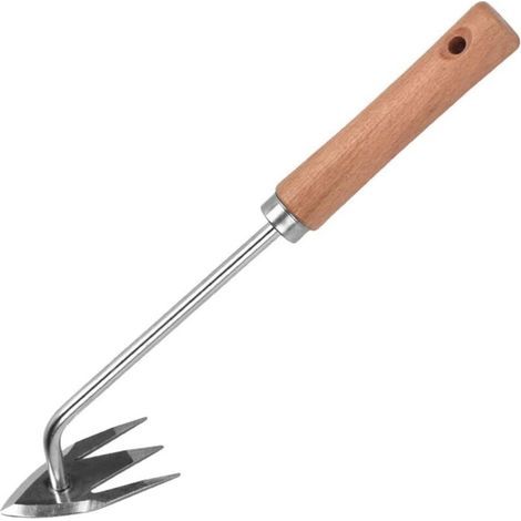 Hand Weeding Extraction Tool Manual Weeding Tools Stainless Steel Garden Weeding Rake Tool Ergonomic Handle for Agricultural Land (1/5)
