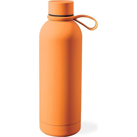 PURO Borraccia Bottiglia Termica In Acciaio Doppio Strato Arancione 750 ml