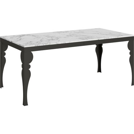 Tavolo "Pisa" allungabile in legno per sala da pranzo -Allungabile fino a 440 cm / Marmo (1/5)