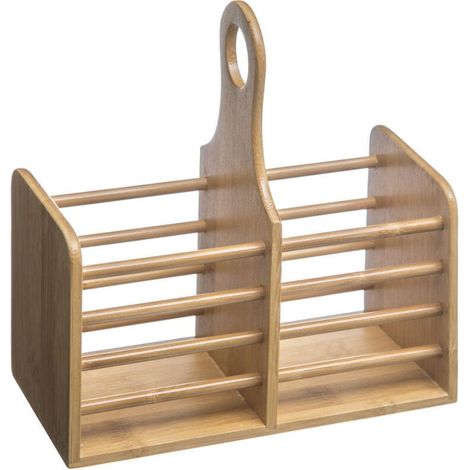 Range-Couverts Bambou 2 Compartiments