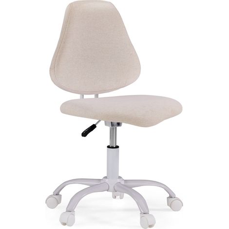 Kinderschreibtischstuhl / Kinderstuhl Lumikid Stoff beige hjh OFFICE (1/5)