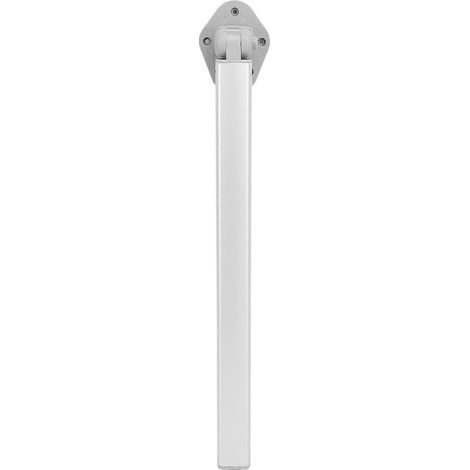 Pieds de table pliants en alliage d'aluminium pour camping-car, 555 mm, argentés, détachables (1/5)