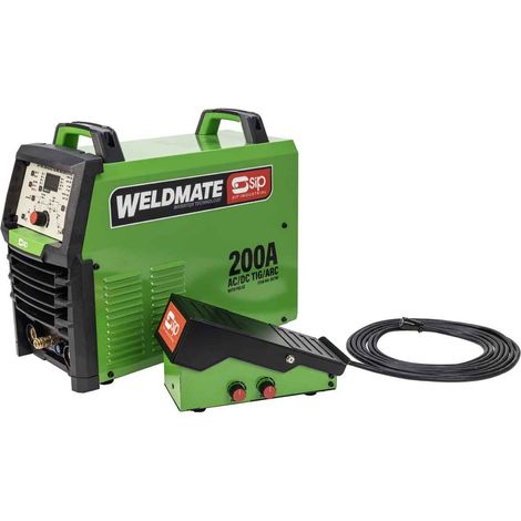 SIP WELDMATE PRO 200A AC/DC TIG/ARC Inverter Welder with Pulse Package - L36.3 x W76 x H55.3 cm (1/5)