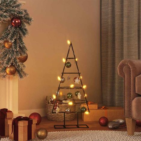 vidaXL  Albero di Natale in metallo  60 cm Acciaio Verniciato a Polvere