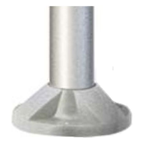 Base per palo 60 mm grigio metallizzato