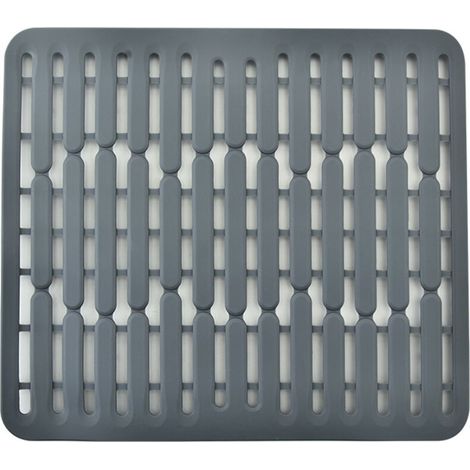 32,5x28,7x1 cm, grigio – Tappetino o protezione per lavello in silicone - Taglia piccola (1/4)