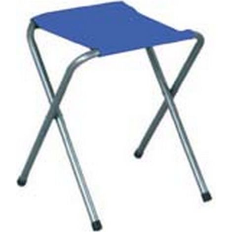 1PZ SGABELLO ACCIAIO SENZA SCHIENALE PIEGHEVOLE - cm.32x32x41h.