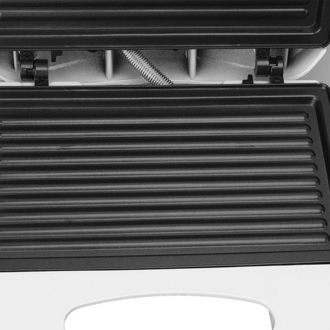 Gaufrier électrique presse à panini, grille-pain à sandwiches avec plaques antiadhésives pour petit-déjeuner, prise UE 220V 750W (1/5)