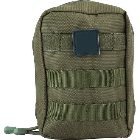 Sac d'urgence portable pour activités extérieures, randonnée et escalade, vert et compact