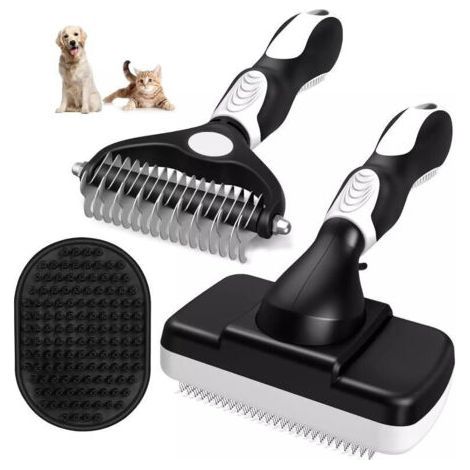 Brosse Chien, Brosse Chien Poil Long, Brosse Pour Chien, Brosse Anti Poil, Brosse Pour Chien à Poils Longs, Peigne Chat, Riduce Del 90% la Perdita di Pelii (1/5)