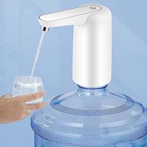 Distributeur d'eau électrique universel - Chargement USB - Pompe pour bouteille d'eau potable de 2 à 5 gallons - Idéal pour l'activité en intérieur et en extérieur (1/4)