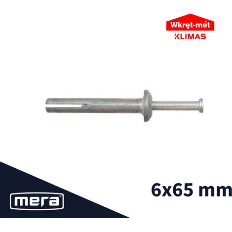 Perni metallici a vite per montaggio rapido 6x65, 100 pezzi. (1/3)