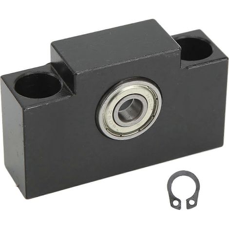AF10 Kugelgewindetrieb-Endblockhalterung mit Lager, Kugelgewindetriebhalterung aus hochkohlenstoffhaltigem Stahl für CNC-Fräs- und Drehmaschinen