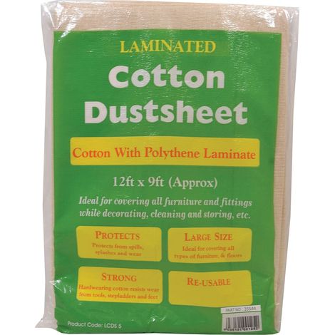 Lynwood Cotton Twill Dust Sheet 12 x 9 ft
