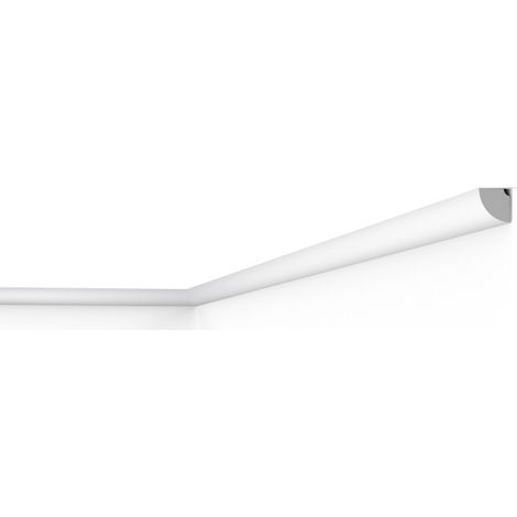 D1 DECOFLAIR Moulure de plafond Polystyrène 21 x 21 x 2000 - 1 pièce (1/5)