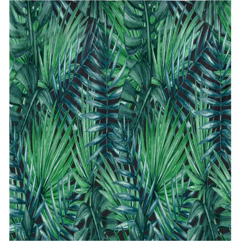 Tenture murale verte forêt bohème, décoration de lit et mur (150x200 cm) (1/5)