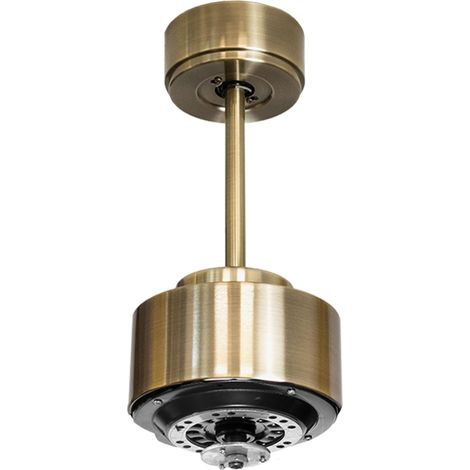 Tenerife Ring - Super destratificateur et ventilateur DC 132 cm Gris basalte pales bois blanc sans Lumière 25 à 35 m² (1/5)